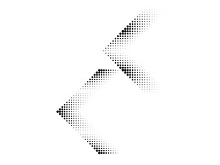 Linear halftone dots Design .elements for your design. vector illustration