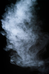 smoke on black background

