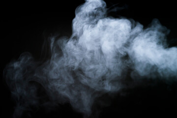 smoke on black background
