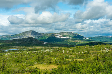 Fototapeta premium Beautiful nature view from the Swedish highlands