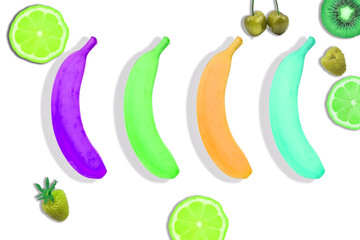 banane color frutta color 
