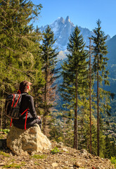 Hiking in French Alps