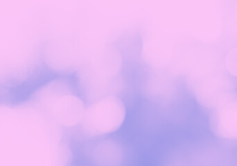 Abstract light blur bokeh pink and very peri color of year purple pastel design background