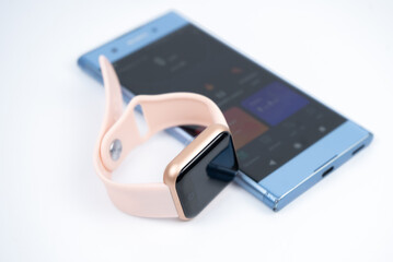 new smart fitness bracelet with blank black screen