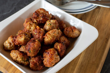 meatballs in a bowl