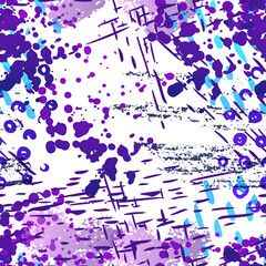 Fototapeta premium Spray Seamless Pattern. Fashion Concept. Distress