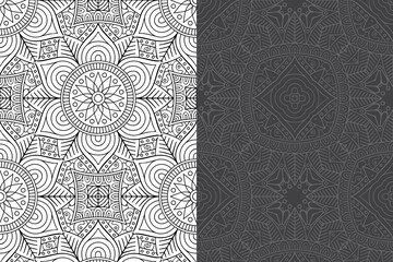 Mandala Ornament Pattern. Vintage decorative elements