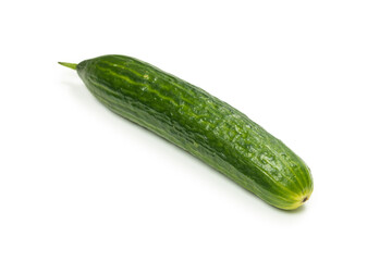 Cucumber isolated on white background.