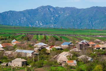 Fototapeta na wymiar Beautiful view of Kurtan village, Armenia