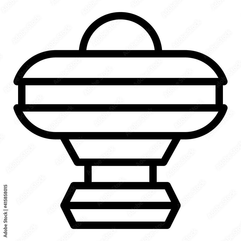 Poster clean filter pool icon. outline clean filter pool vector icon for web design isolated on white backg