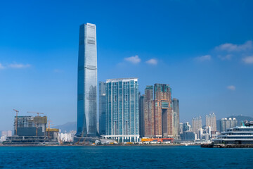 Fototapeta na wymiar 香港 世界貿易センター（環球貿易広場）