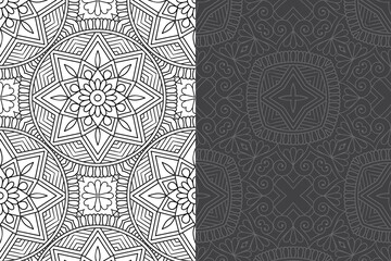 Mandala Ornament Pattern. Vintage decorative elements