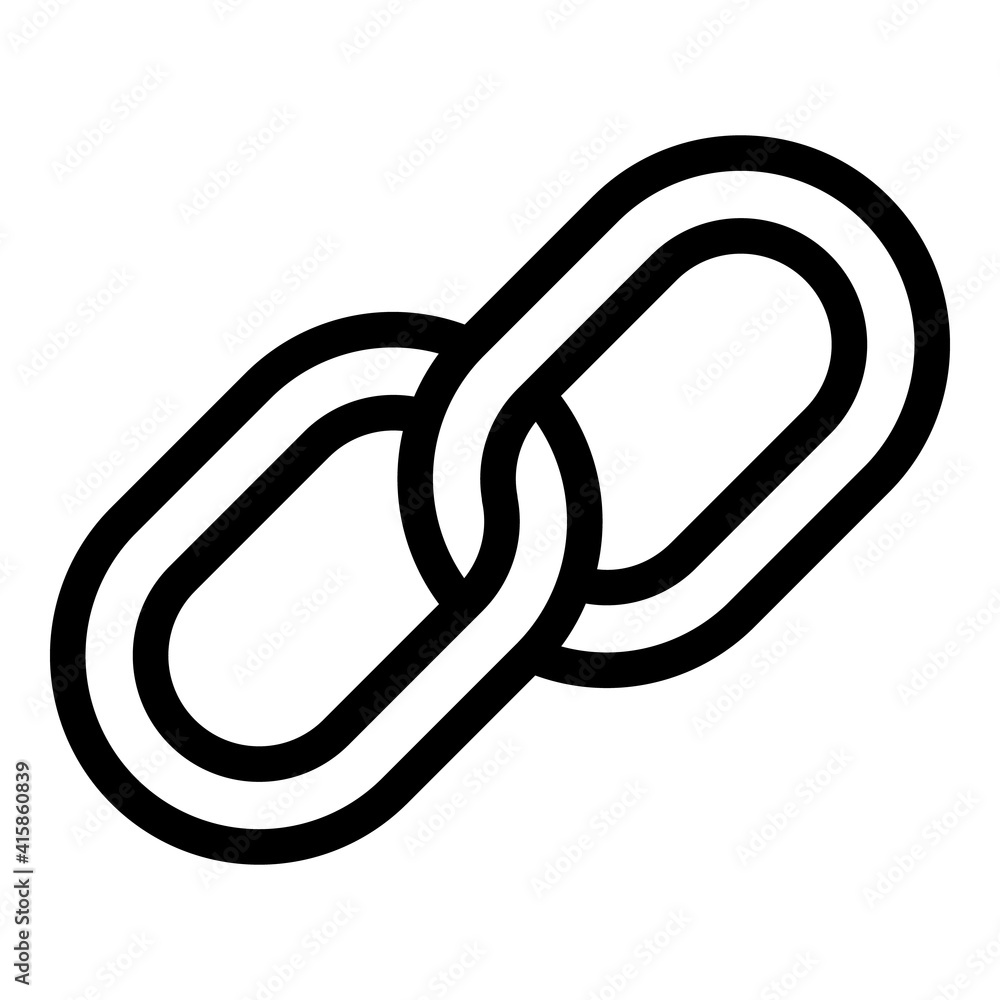 Poster website link icon. outline website link vector icon for web design isolated on white background