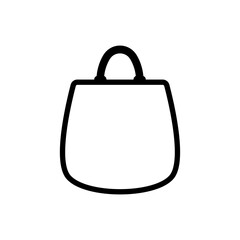 Shopping bag icon symbol illustration