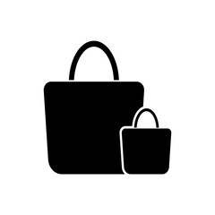 Shopping bag icon symbol illustration