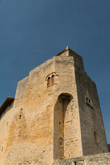 hictoric buildings in a little french village