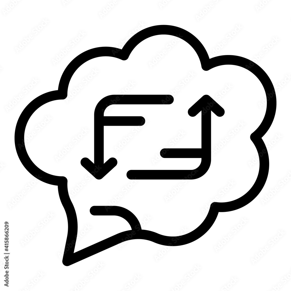 Poster repost button icon. outline repost button vector icon for web design isolated on white background