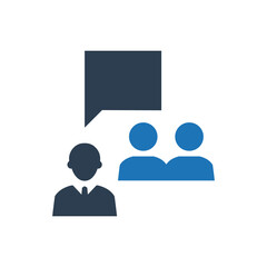 Business meeting icon