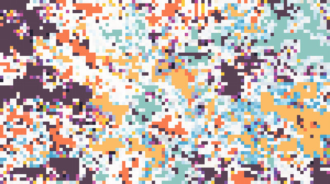 Colorful pixel background © natrot