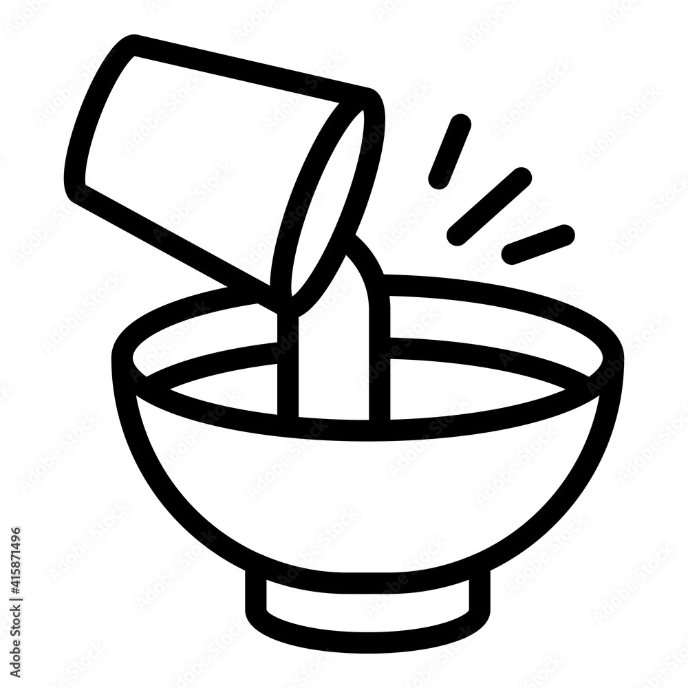 Aufkleber cooking process icon. outline cooking process vector icon for web design isolated on white backgroun