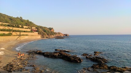 view of the sea from the beach