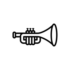 trumpet icon design vector template