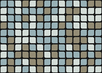 Abstract Geometric Pattern generative computational art illustration