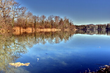 Baggersee in Burkheim am Kaiserstuhl