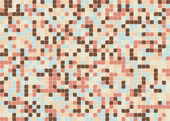 Fototapeta premium Abstract Geometric Pattern generative computational art illustration