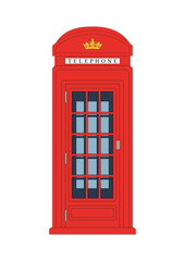 red phone box
