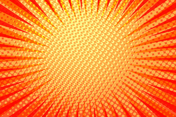 Striped colorful rays background. Pop art creative concept colorful comics book magazine cover. Cartoon halftone retro pattern. Abstract template design for poster, card, sale banner, empty bubble