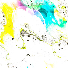 Magenta Popular Design. Colorful Elegant Element. Space Space Banner. Green Motion Background. Yellow Grunge Template. Hand Drawn Background. White Abstract Background. - 415882290