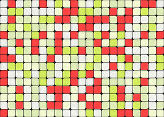 Fototapeta premium Abstract Geometric Pattern generative computational art illustration