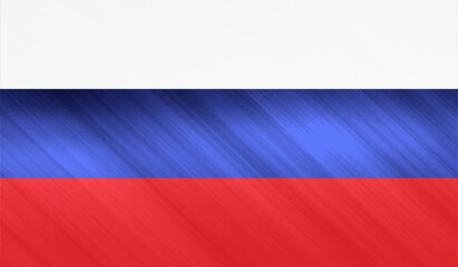 Russia grunge flag. Vector grunge illustration