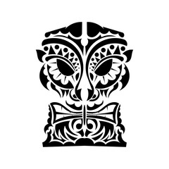 Warrior Tribal Mask Vector illustration