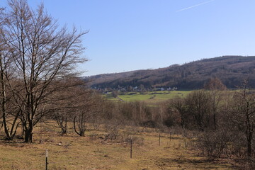 Blick auf den Landschaftspark in Hemer-Deilinghofen im Sauerland