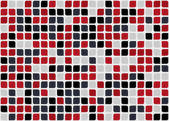 Fototapeta premium Abstract Geometric Pattern generative computational art illustration