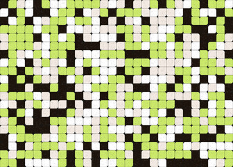 Abstract Geometric Pattern generative computational art illustration