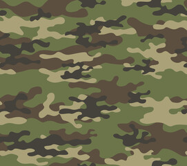 Fototapeta premium Military pattern camouflage army texture. Forest background for textiles.