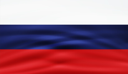 Russia grunge flag. Vector grunge illustration