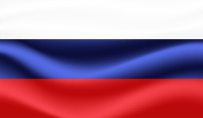 Russia grunge flag. Vector grunge illustration