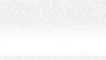 Minimal binary code background by 0 and 1. Digitally vector pattern