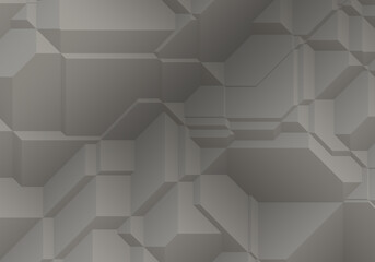 Abstract technology background - Grey backdrop