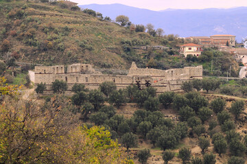 Fototapeta na wymiar The ancient Grancia of Montauro (Calabria, Italy)