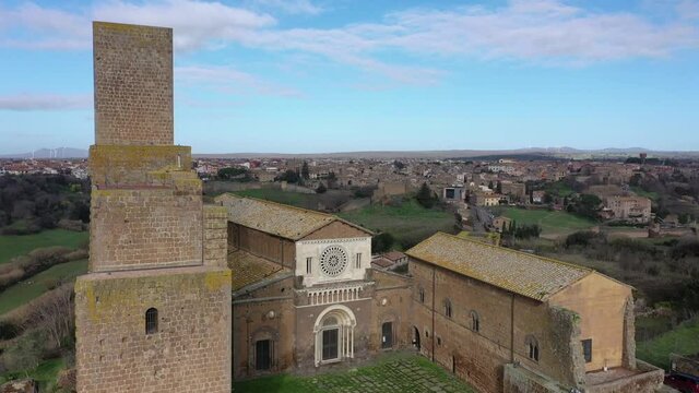 Tuscania, the Etruscan city in the province of Viterbo
Aerial view of the characteristic village