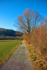 Heavenly landscape in Oberriet in Switzerland 11.1.2021