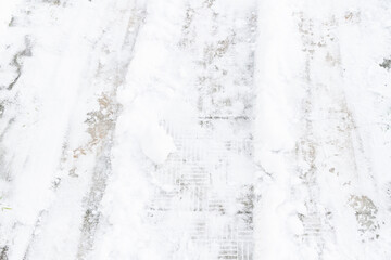 Snow paths cleared of large amounts of snow