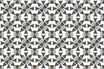 Geometric seamless ornament. Endless pattern for surface texture, background and other templates. 