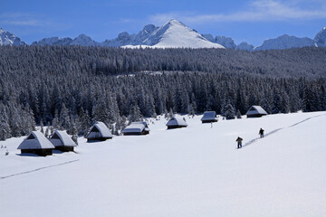 Shepherd shelters in Polana Kopieniec, Tatra Mountains, Poland  © bayazed