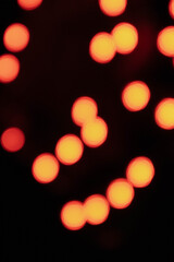 defocused background with colored lights